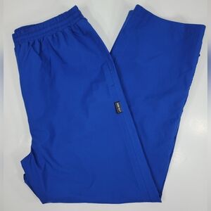 Wilson Golf Gore-Tex Rain Pants Mens Large Blue Windbreaker Zip Ankles Vintage